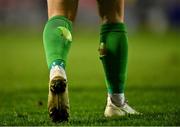 19 November 2021; The socks of Dylan Barnett of Bray Wanderers during the SSE Airtricity League First Division Play-Off Final match between Bray Wanderers and UCD at Dalymount Park in Dublin. Photo by Piaras Ó Mídheach/Sportsfile