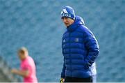 26 November 2021; Head coach Leo Cullen during the Leinster Rugby captain's run at the RDS Arena in Dublin. Photo by Harry Murphy/Sportsfile