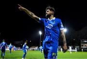 26 November 2021; Anthony Wordsworth of Waterford celebrates after scoring his side's first goal during the SSE Airtricity League Promotion / Relegation Play-off Final between UCD and Waterford at Richmond Park in Dublin. Photo by Stephen McCarthy/Sportsfile