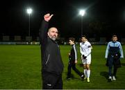 26 November 2021; UCD manager Andy Myler following the SSE Airtricity League Promotion / Relegation Play-off Final between UCD and Waterford at Richmond Park in Dublin. Photo by Stephen McCarthy/Sportsfile