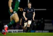 26 November 2021; Jack Regan of Ospreys during the United Rugby Championship match between Connacht and Ospreys at The Sportsground in Galway. Photo by Piaras Ó Mídheach/Sportsfile