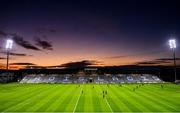 27 November 2021; A general view of MW Hire O'Moore Park as the sun sets before the AIB Leinster GAA Hurling Senior Club Championship Quarter-Final match between Clough-Ballacolla and Rapparees at MW Hire O'Moore Park in Portlaoise, Laois. Photo by Sam Barnes/Sportsfile