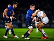 27 November 2021; Stuart McCloskey of Ulster is tackled by Dan Leavy of Leinster during the United Rugby Championship match between Leinster and Ulster at RDS Arena in Dublin. Photo by David Fitzgerald/Sportsfile