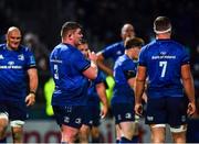 27 November 2021; Tadhg Furlong of Leinster, centre, and team-mates react after conceding a try during the United Rugby Championship match between Leinster and Ulster at RDS Arena in Dublin. Photo by David Fitzgerald/Sportsfile