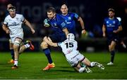 27 November 2021; Ross Molony of Leinster is tackled by Mike Lowry of Ulster during the United Rugby Championship match between Leinster and Ulster at RDS Arena in Dublin. Photo by David Fitzgerald/Sportsfile