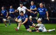 27 November 2021; Ross Molony of Leinster is tackled by Mike Lowry of Ulster during the United Rugby Championship match between Leinster and Ulster at RDS Arena in Dublin. Photo by David Fitzgerald/Sportsfile