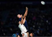 27 November 2021; Devin Toner of Leinster in action against Alan O'Connor of Ulster during the United Rugby Championship match between Leinster and Ulster at RDS Arena in Dublin. Photo by David Fitzgerald/Sportsfile