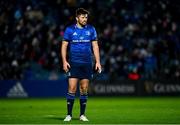 27 November 2021; Ross Byrne of Leinster during the United Rugby Championship match between Leinster and Ulster at the RDS Arena in Dublin. Photo by Harry Murphy/Sportsfile