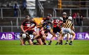 28 November 2021; Paddy Leavey of Ballygunner wins possession during the AIB Munster Club Senior Hurling Championship Quarter-Final match between Ballyea and Ballygunner at Cusack Park in Ennis, Clare. Photo by Ray McManus/Sportsfile
