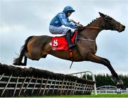 28 November 2021; Honeysuckle, with Rachael Blackmore up, jumps the last on their way to winning the BARONERACING.COM Hatton's Grace Hurdle on day two of the Fairyhouse Winter Festival at Fairyhouse Racecourse in Ratoath, Meath. Photo by David Fitzgerald/Sportsfile