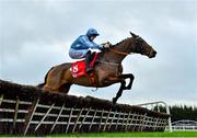 28 November 2021; Honeysuckle, with Rachael Blackmore up, jumps the last on their way to winning the BARONERACING.COM Hatton's Grace Hurdle on day two of the Fairyhouse Winter Festival at Fairyhouse Racecourse in Ratoath, Meath. Photo by David Fitzgerald/Sportsfile