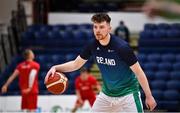 28 November 2021; Jordan Blount of Ireland warms up before the FIBA EuroBasket 2025 Pre-Qualifiers First Round Group A match between Ireland and Austria at National Basketball Arena in Tallaght, Dublin. Photo by Brendan Moran/Sportsfile