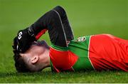 28 November 2021; Clonakilty goalkeeper Mark White dejected after his side's defeat in the Cork County Senior Club Football Championship Final match between Clonakilty and St Finbarr's at Páirc Uí Chaoimh in Cork. Photo by Piaras Ó Mídheach/Sportsfile