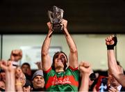 28 November 2021; Loughmore/Castleiney captain Noel McGrath lifts the cup after his side's victory in the Tipperary County Senior Club Hurling Championship Final Replay match between Thurles Sarsfields and Loughmore/Castleiney at Semple Stadium in Thurles, Tipperary. Photo by Harry Murphy/Sportsfile