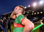 28 November 2021; John McGrath of Loughmore/Castleiney celebrates after his side's victory in the Tipperary County Senior Club Hurling Championship Final Replay match between Thurles Sarsfields and Loughmore/Castleiney at Semple Stadium in Thurles, Tipperary. Photo by Harry Murphy/Sportsfile