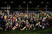28 November 2021; Loughmore/Castleiney players celebrate with the trophy after the Tipperary County Senior Club Hurling Championship Final Replay match between Thurles Sarsfields and Loughmore/Castleiney at Semple Stadium in Thurles, Tipperary. Photo by Harry Murphy/Sportsfile