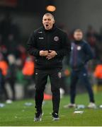 28 November 2021; Bohemians assistant manager Trevor Croly during the Extra.ie FAI Cup Final match between Bohemians and St Patrick's Athletic at Aviva Stadium in Dublin. Photo by Seb Daly/Sportsfile