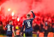 28 November 2021; Chris Forrester of St Patrick's Athletic celebrates after scoring his side's first goal during the Extra.ie FAI Cup Final match between Bohemians and St Patrick's Athletic at Aviva Stadium in Dublin. Photo by Seb Daly/Sportsfile