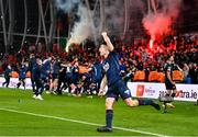 28 November 2021; Lee Desmond of St Patrick's Athletic celebrates after the Extra.ie FAI Cup Final match between Bohemians and St Patrick's Athletic at the Aviva Stadium in Dublin. Photo by Eóin Noonan/Sportsfile