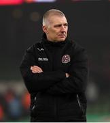 28 November 2021; Bohemians assistant manager Trevor Croly following his side's defeat in the Extra.ie FAI Cup Final match between Bohemians and St Patrick's Athletic at Aviva Stadium in Dublin. Photo by Michael P Ryan/Sportsfile