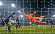 28 November 2021; St Patrick's Athletic goalkeeper Vitezslav Jaros makes a save during the Extra.ie FAI Cup Final match between Bohemians and St Patrick's Athletic at Aviva Stadium in Dublin. Photo by Seb Daly/Sportsfile