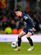 28 November 2021; Alfie Lewis of St Patrick's Athletic during the Extra.ie FAI Cup Final match between Bohemians and St Patrick's Athletic at Aviva Stadium in Dublin. Photo by Seb Daly/Sportsfile