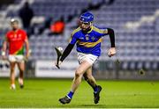 27 November 2021; Mark Hennessy of Clough-Ballacolla during the AIB Leinster GAA Hurling Senior Club Championship Quarter-Final match between Clough-Ballacolla and Rapparees at MW Hire O'Moore Park in Portlaoise, Laois. Photo by Sam Barnes/Sportsfile