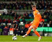 28 November 2021; St Patrick's Athletic goalkeeper Vitezslav Jaros during the Extra.ie FAI Cup Final match between Bohemians and St Patrick's Athletic at Aviva Stadium in Dublin. Photo by Michael P Ryan/Sportsfile