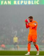 28 November 2021; St Patrick's Athletic goalkeeper Vitezslav Jaros during the Extra.ie FAI Cup Final match between Bohemians and St Patrick's Athletic at Aviva Stadium in Dublin. Photo by Michael P Ryan/Sportsfile