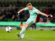 28 November 2021; Bohemians goalkeeper James Talbot during the Extra.ie FAI Cup Final match between Bohemians and St Patrick's Athletic at Aviva Stadium in Dublin. Photo by Michael P Ryan/Sportsfile