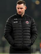 28 November 2021; Bohemians performance coach Philip McMahon after the Extra.ie FAI Cup Final match between Bohemians and St Patrick's Athletic at Aviva Stadium in Dublin. Photo by Michael P Ryan/Sportsfile