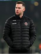 28 November 2021; Bohemians performance coach Philip McMahon after the Extra.ie FAI Cup Final match between Bohemians and St Patrick's Athletic at Aviva Stadium in Dublin. Photo by Michael P Ryan/Sportsfile