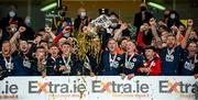28 November 2021; St Patrick's Athletic captain Ian Bermingham and team-mates celebrate with the cup following the Extra.ie FAI Cup Final match between Bohemians and St Patrick's Athletic at Aviva Stadium in Dublin. Photo by Stephen McCarthy/Sportsfile