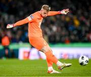 28 November 2021; St Patrick's Athletic goalkeeper Vitezslav Jaros during the Extra.ie FAI Cup Final match between Bohemians and St Patrick's Athletic at Aviva Stadium in Dublin. Photo by Stephen McCarthy/Sportsfile