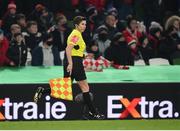 28 November 2021; Assistant referee Michelle O'Neill during the Extra.ie FAI Cup Final match between Bohemians and St Patrick's Athletic at Aviva Stadium in Dublin. Photo by Stephen McCarthy/Sportsfile