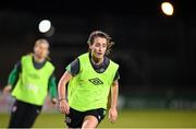 29 November 2021; Roma McLaughlin during a Republic of Ireland Women training session at Tallaght Stadium in Dublin. Photo by Stephen McCarthy/Sportsfile