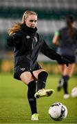 29 November 2021; Izzy Atkinson during a Republic of Ireland Women training session at Tallaght Stadium in Dublin. Photo by Stephen McCarthy/Sportsfile