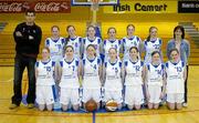 31 March 2004; The Coola team, Sligo. All - Ireland Schoolgirls Basketball League, Senior 'B' Final, Coola PP, Co. Sligo, v Loreto, Foxrock, Co. Dublin, ESB Arena, Tallaght, Dublin. Picture credit; Brendan Moran / SPORTSFILE *EDI*