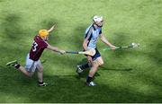 7 July 2013; Peter Kelly, Dublin, in action against David Glennon, Galway. Leinster GAA Hurling Senior Championship Final, Galway v Dublin, Croke Park, Dublin. Picture credit: Brian Lawless / SPORTSFILE