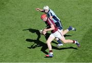 7 July 2013; Joe Canning, Galway, in action against Peter Kelly, Dublin. Leinster GAA Hurling Senior Championship Final, Galway v Dublin, Croke Park, Dublin. Picture credit: Brian Lawless / SPORTSFILE