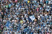 7 July 2013; Dublin supporters during the match. Leinster GAA Hurling Senior Championship Final, Galway v Dublin, Croke Park, Dublin. Picture credit: Brian Lawless / SPORTSFILE