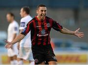 26 July 2013; Bohemians' Roberto Lopes celebrates after scoring his side's equalising goal. Airtricity League Premier Division, Bohemians v Drogheda United, Dalymount Park, Dublin. Picture credit: Matt Browne / SPORTSFILE