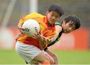 21 July 2013; Action featuring Souel Gaels GAA Club, South Korea, during a pre-match exhibition game. Connacht GAA Football Senior Championship Final, Mayo v London, Elverys MacHale Park, Castlebar, Co. Mayo. Picture credit: Stephen McCarthy / SPORTSFILE