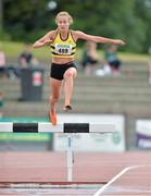 27 July 2013; Michelle Finn, Leevale A.C., Co. Cork, competing in the Women's 3000m Steeplechase at the Woodie’s DIY National Senior Track and Field Championships. Morton Stadium, Santry, Co. Dublin. Picture credit: Matt Browne / SPORTSFILE