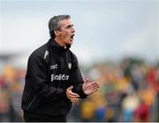 27 July 2013; Donegal manager Jim McGuinness. GAA Football All-Ireland Senior Championship, Round 4, Donegal v Laois, Pairc Sean Mac Diarmada, Carrick-on-Shannon, Co. Leitrim. Picture credit: Oliver McVeigh / SPORTSFILE