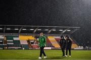 30 November 2021; Republic of Ireland goalkeeper Courtney Brosnan before the FIFA Women's World Cup 2023 qualifying group A match between Republic of Ireland and Georgia at Tallaght Stadium in Dublin. Photo by Eóin Noonan/Sportsfile