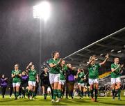 30 November 2021; Katie McCabe of Republic of Ireland and teammates celebrate after the FIFA Women's World Cup 2023 qualifying group A match between Republic of Ireland and Georgia at Tallaght Stadium in Dublin. Photo by Eóin Noonan/Sportsfile