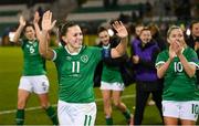 30 November 2021; Katie McCabe of Republic of Ireland and her teammates after the FIFA Women's World Cup 2023 qualifying group A match between Republic of Ireland and Georgia at Tallaght Stadium in Dublin. Photo by Stephen McCarthy/Sportsfile