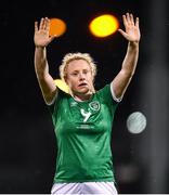 30 November 2021; Amber Barrett of Republic of Ireland at the final whistle of the FIFA Women's World Cup 2023 qualifying group A match between Republic of Ireland and Georgia at Tallaght Stadium in Dublin. Photo by Stephen McCarthy/Sportsfile