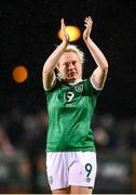 30 November 2021; Amber Barrett of Republic of Ireland following the FIFA Women's World Cup 2023 qualifying group A match between Republic of Ireland and Georgia at Tallaght Stadium in Dublin. Photo by Stephen McCarthy/Sportsfile